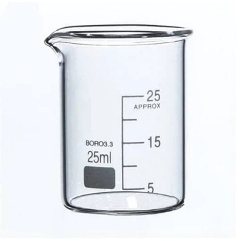 Borosilicate Glass Beaker 25ml