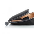 Rose et Chocolat Zipper Soft Soles Shoes Black