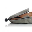 Rose et Chocolat Zipper Rubber Soles Shoes Grey