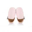 Rose et Chocolat Zipper Rubber Soles Shoes Light Pink