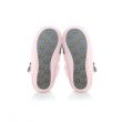 Rose et Chocolat Zipper Rubber Soles Shoes Light Pink