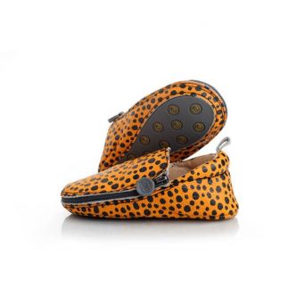 Rose et Chocolat Shoes Zipper Leopard Rubber Soles