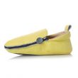 Rose et Chocolat Zipper Rubber Soles Shoes Yellow