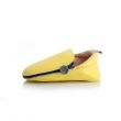 Rose et Chocolat Zipper Soft Soles Shoes Yellow