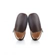 Rose et Chocolat Zipper Rubber Soles Shoes Brown