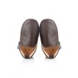 Rose et Chocolat Zipper Soft Soles Shoes Brown