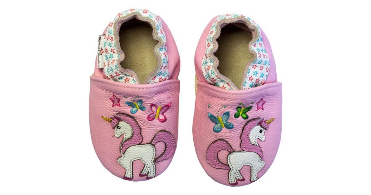 Rose et Chocolat Classic Shoes Magic Unicorn Pink 6-12 Months