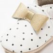 Rose et Chocolat Classic Shoes Polka Dot White White