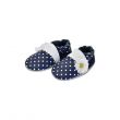 Rose et Chocolat Classic Shoes Polka Dot Daisy Navy