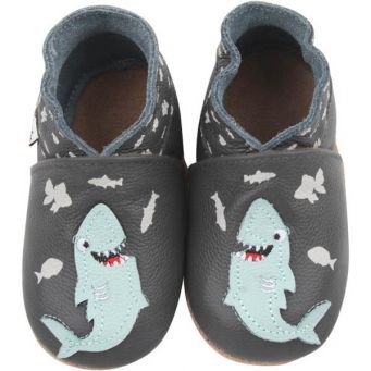 Rose et Chocolat Classic Shoes Hungry Shark Grey