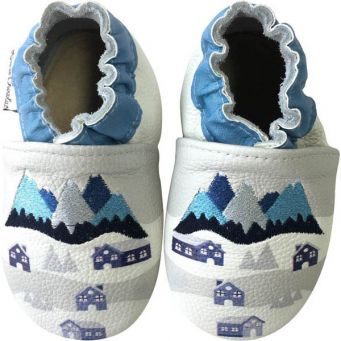Rose et Chocolat Classic Shoes Mountains Grey