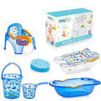  Babyjem - Bath Set with Potty 6 pcs Blue