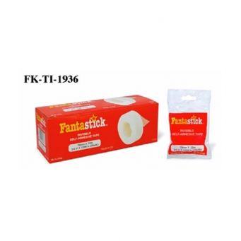 Fantastick Invisible Self-Adhesive Tape 19mmx36yds Pack 12rolls