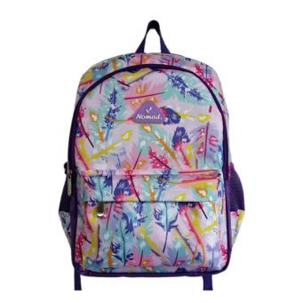 Kids Primary Backpack Abstract Feather