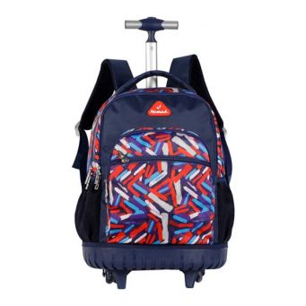 Kids Secondary Trolley Bag Colored Stripe