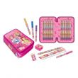 Princess 3 Zippers Pencil Case (Filled)