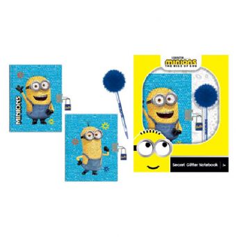 Minions The Rise of Gru Secret Sequin Notebook