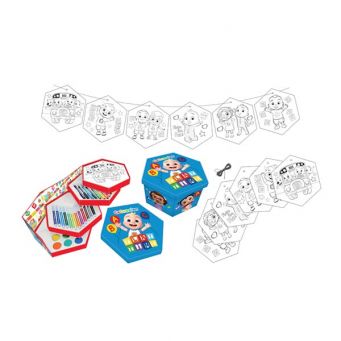 Cocomelon Art Set with Colroing decoration