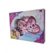 Princess - 2 Decks Heart Shape Cosmetic Case