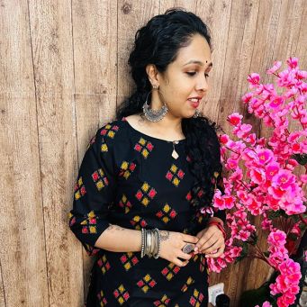 Cotton Black Kurti