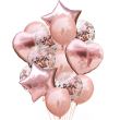 Decorative Birthday Wedding Party Inflatable Balloon Set With Confetti