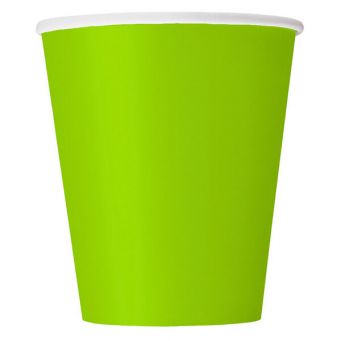 24-Piece Poly Paper Hot And Cold Cup -Green