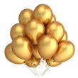 100-Piece Decorative Party Balloons 12inch -Golden