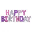 13-Piece Happy Birthday Alphabet Foil Balloon Set