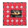 100 Pieces Tea light Candles Red 4x2inch