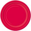 16-Piece Round Paper Cake Plate 9inch Red
