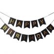 13-Flag Happy Birthday Party Banner With Ribbon Medium