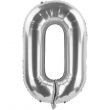 Letter O Silver Foil Balloon 16inch