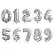 Letter O Silver Foil Balloon 16inch