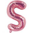 Alphabet S Decorative Balloon Rose Gold-16inch