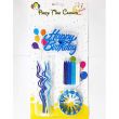 Blue Birthday Candle Set 18inch