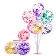10-Piece Birthday Party Decoration Confetti Balloon Set 12inch