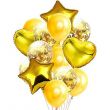 15-Piece Birthday Party Foil Balloon Set