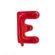 E Letter Decorative Party Foil Balloon Red 16inch