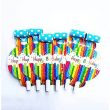 Pack Of 6 Birthday Blowout Whistle Noisemakers 12x8cm