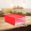12-Piece Red Paper Shoping Bag 15x21x8 cm
