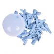 50-Piece Latex Balloons Blue 5inch