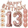 13th Birthday Party Decorations Balloon Set