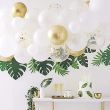 55-Piece Chrome Balloon Arch With Eucalyptus Foliage