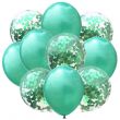 10-Piece Birthday Party Green Decoration Balloons