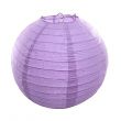 Round Paper Lantern Purple 10inch