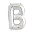 Alphabet B Shaped Silver Helium Party Balloon 30inch