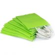 12-Piece Paper Green Shopping Bag 15x21x8cm