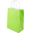 12-Piece Paper Green Shopping Bag 15x21x8cm