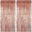 Piece Tinsel Foil Fringe Curtains