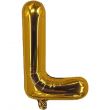 L Letter Decorative Gold Foil Balloon For Party